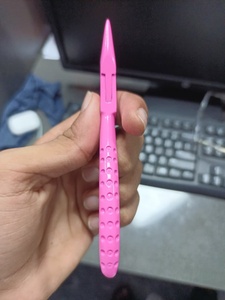 Pince à bec effilé rose pour la fabrication de bijoux, avec poignée à motif imprimé, outil de précision pour la perlage - Product Image 4