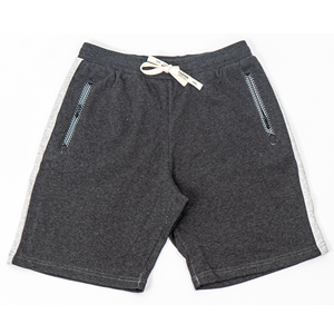 Pantalones Cortos Bermuda de Algodón Gris para Hombre con Cintura Ajustable con Cordón y Raya Lateral, Estilo Deportivo Casual - Product Image 6