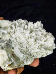 Natural Green Apophyllite with Mordenite <b>Crystal</b> <b>Cluster</b> Premium Mineral Specimen Healing Stone Collectible Display India - Product Image 5