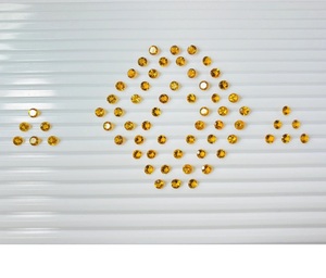 พลอยซิทรินทรงกลมเจียระไนขนาด 4 มม. สีเหลืองสำหรับทำเครื่องประดับและขายส่ง - Product Image 5
