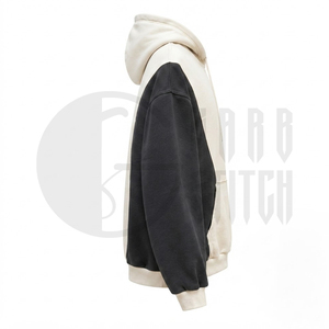 Sudadera con Capucha Oversize Personalizada con Bloques de Color, 450 GSM, de Algodón Grueso, Estilo Urbano, Fabricante OEM ODM - Product Image 5