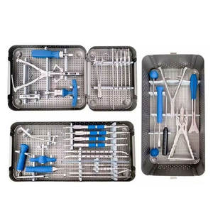 Instruments de chirurgie maxillo-faciale en acier inoxydable de qualité supérieure, ensemble complet avec micro-plaques en forme de T de qualité allemande - Product Image 1