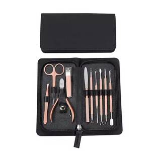 Nail <b>Kit</b> 7 In 1 Stainless Steel <b>Manicure</b> Tools Set Portable Case Classic Style for Adult - Product Image 1