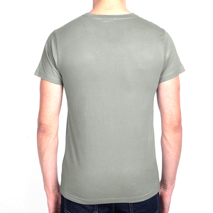 Camiseta de Manga Corta Gris para Hombre, Cuello Redondo, Corte Regular, Estampado de Panda de Dibujos Animados, Informal, de Punto Jersey, Algodón Transpirable - Product Image 6