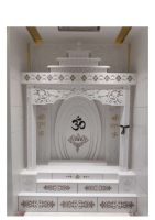 Grand Temple Traditionnel en Marbre pour Pooja Intérieur avec Design Personnalisé Fabricant Inde Makrana
