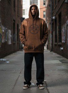 Custom Acid Wash Hoodie Unisex Heavyweight 500GSM Oversized Vintage Distressed Blank Fleece Pullover Streetwear Sweatshirt - Product Image 5