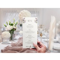 Service d'impression de cartes de menu personnalisées très demandé, cartes de menu imperméables pour restaurants, disponibles à la vente pour les entreprises alimentaires