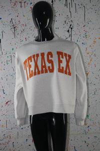 Sudadera TEXAS EX con cuello simulado, 450 GSM, nombre personalizado, bordado aplicado, corte holgado, 100% algodón, felpa francesa. - Product Image 1