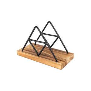 Wholesale Handmade Eco-Friendly Durable Smooth Polished Natural Metal Napkin Holder Stable Base for <b>Dining</b> <b>Table</b> Kitchen - Product Image 3