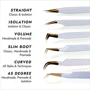 Pinzas de Precisión Antiestáticas de Acero Inoxidable Súper Resistentes para Pestañas, Venta al por Mayor, Aislamiento de Pestañas Finas para Pestañas Clásicas - Product Image 3