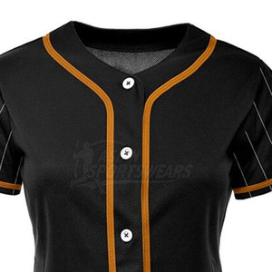Camiseta de softbol de secado rápido que absorbe la humedad, de manga corta, hecha en Pakistán, para venta en línea - Product Image 5