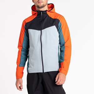 <b>Mens</b> Color Block Windbreaker <b>Jacket</b> <b>Lightweight</b> Hooded <b>Jacket</b> Jogging Set Outdoor Running Sportswear Custom OEM Activewear - Product Image 3
