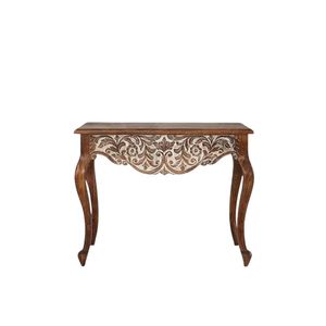Retro Carved Wood <b>Console</b> <b>Table</b> Entryway Sofa <b>Table</b> Decorative Hall <b>Table</b> <b>for</b> Living Room - Product Image 1