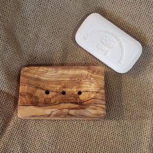 Premium Handmade Bamboo Soap Dish Drain Holes Durable Sustainable Modern Design Natural Color Custom Size Spa Hotels Home Wood - Product Image 4