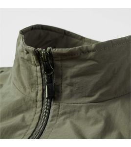 Double-sided Wear Men's Thin Zipper Large Size OEM Service Add Fleece Winter Reversible Vest Outdoor Quick-drying Breathable - Product Image 6