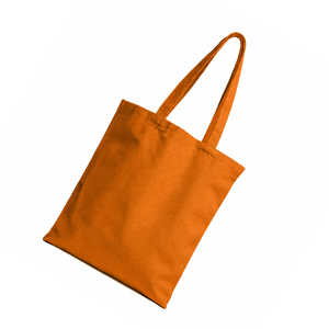 Sac à longue poignée de style nouveau pour le shopping, couleur unie personnalisée et simple, en tissu de coton pour les courses. - Product Image 4