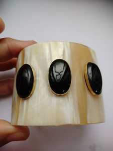 สร้อยข้อมือกำไลและกำไลข้อมือรูปเขาควายดีไซน์ใหม่ล่าสุด - Product Image 3