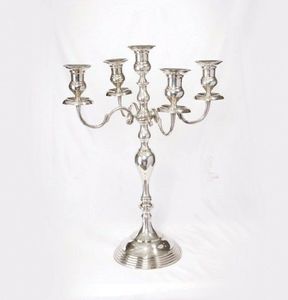 Elegant Aluminum Candelabra Candle Holder for Wedding Table Decoration Luxury Centerpiece for Home Party Event Use - Product Image 1