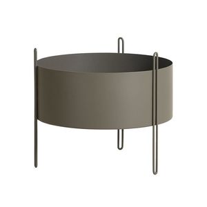 Maceta Decorativa con Soporte, Acabado Dorado y Negro, de Buena Calidad, Marca Linea Exports Inc - Product Image 5
