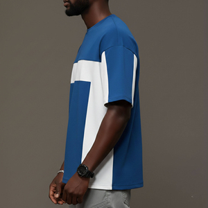 Camisetas Personalizadas con Logotipo para Hombre, Casuales, Transpirables, de Secado Rápido, Ecológicas, Anti-UV, Cuello Redondo, Manga Corta, Corte Holgado, 100% Algodón, con Letras - Product Image 3