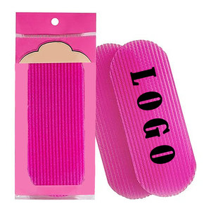 Achetez des attaches pour extensions de cheveux en velcro, bandes auto-agrippantes réutilisables, sans plis, outil de coiffure pour salon professionnel - Product Image 4