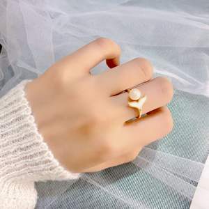 สร้อยคอมุกน้ำจืดคุณภาพสูง 10-11 มม. ทรงเกือบกลม มีตำหนิเล็กน้อย สไตล์เกาหลี แหวนแฟชั่น ขายส่ง - Product Image 1