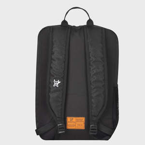 Sac à dos pour ordinateur portable Arctic Fox Comet Black - Grande capacité, sac de voyage d'affaires en PU avec port USB, fermeture éclair, doublure en polyester - Product Image 6