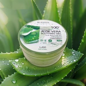 Gel hydratant à l'aloe vera 300ml Soin hydratant pour le visage et le corps Apaisant pour la peau avec acide hyaluronique - Product Image 1