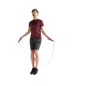 Chemises de sport pour hommes à manches courtes, coupe ajustée, entraînement, musculation, fitness, logo personnalisé, gym, séchage rapide, t-shirt uni à col rond - Product Image 1