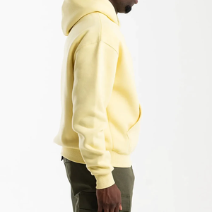 Good Quality 500 Gsm Drop Shoulder Polyester/Cotton Custom Heavyweight Thick Casual <b>Hoodies</b> <b>Plain</b> High Quality Breathable Quick - Product Image 3
