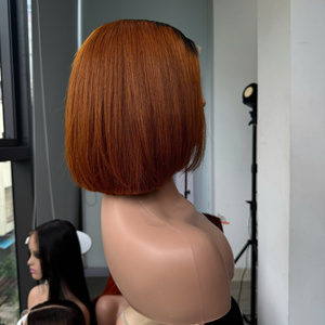 Perruque Ombre Couleur Gingembre Extensions de Cheveux Humains Vietnamiens de Haute Qualité Prix de Gros Os Droite - Product Image 4