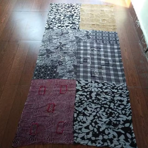 Authentic Merino Wool Hand Printed Emb Shawl Elegant Long All Seasons <b>Wrap</b> Windproof Sweat-Wicking Breathable Gift for Her - Product Image 5
