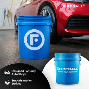 Cubo de Lavado Fireball de 18L, Cubo de Limpieza de Alta Resistencia con Diseño Vertical que Ahorra Espacio y Alta Resistencia al Desgaste - Product Image 5
