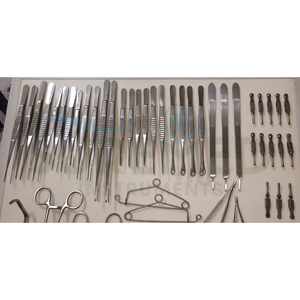 Juego de Instrumentos Profesionales para Cirugía Vascular, Juego de Instrumentos Quirúrgicos Vasculares de Acero Inoxidable para Hospitales - Product Image 3