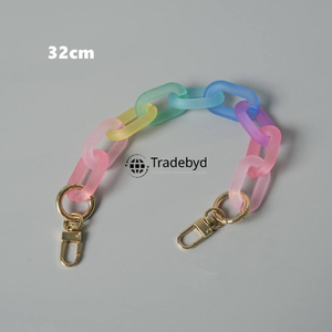 resin chain modern handmade necklace fashion jewelry colorful lightweight stylish for women girls premium quality Tradebyd - Product Image 2