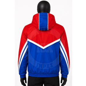 Chaquetas cortavientos con cremallera resistentes al agua, nueva tendencia, chaquetas cortavientos impermeables para hombre con capucha - Product Image 2