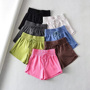 Shorts Deportivos Casuales de Cintura Alta de Algodón para Gimnasio, Verano 2024, Diseño Personalizado OEM para Mujer - Product Image 6