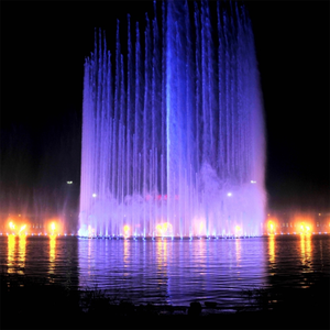 Decorative 1D 3D <b>Swing</b> Dancing LED Lighted Stainless Steel Modern Landscape Design Water Fountain Large Outdoor Colorful Musical - Product Image 5