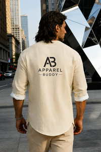 Camiseta de Manga Corta Casual para Hombre, Marca AMY, 100% Algodón, Corte Regular, Lisa, con Logotipo Personalizado al por Mayor - Product Image 5