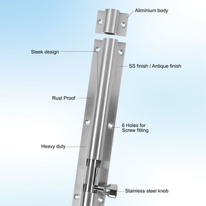Perno de Seguridad de Acero Inoxidable de Alta Resistencia de 4"-24" para Puertas - Product Image 2