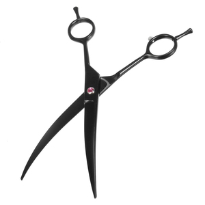 Ciseaux de coiffure professionnels pour barbier, ciseaux à effiler, ciseaux droits tranchants, peigne à pointe arrondie pour salon de coiffure - Product Image 2