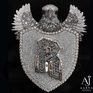 Pendentif élégant en moissanite, best-seller, en argent sterling 925 plaqué or, style hip-hop, bijoux fins, unisexe, à porter en soirée, cadeau - Product Image 5