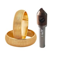 Outils diamantés circulaires en acier inoxydable CNC EAGLION INTERNATIONAL CT Super pour la fabrication de bagues et de boucles d'oreilles en or/argent, tige de 0,5 mm à 3 mm