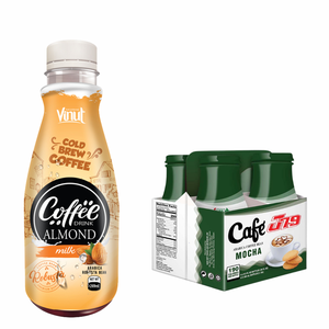 Café froid Arabica Robusta en canette aluminium 270ml VINUT Vente en gros Marque privée OEM ODM Sans OGM Sans produits laitiers Sans gluten - Product Image 1