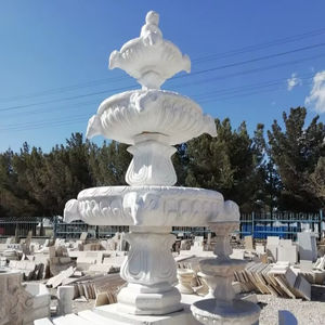 Luxury Hand Carved Natural Marble Modern Design <b>Water</b> Resistant Fire Resistant Durable Eco-Friendly Easy Installation <b>Fountain</b> - Product Image 1