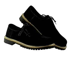 Chaussures de luxe pour hommes en cuir véritable de haute qualité, à lacets, bout fermé, confortables pour l'extérieur, collection automne Prestige - Product Image 1