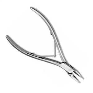 Professional Custom Logo Manicure Tool for <b>Babies</b> Double Sided Curved Toe Nail Cutter Double Spring Ingrown Nail Nipper Finger - Product Image 2