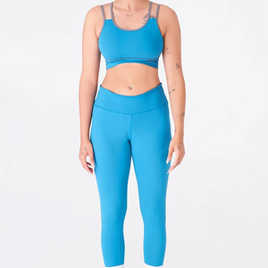 Unique Women <b>Yoga</b> <b>Set</b> 2 Pcs Sports Fashion Elastic Waist Fitness Custom <b>Yoga</b> <b>Set</b> for Sale Women Fitness <b>Yoga</b> <b>Set</b> - Product Image 5