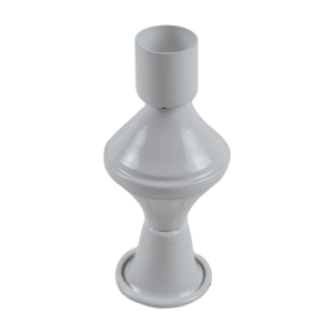 White Painted <b>Candle</b> Holder With Decorative Royal Finishing Design Single <b>Candle</b> Stand Home Decor <b>Dinner</b> and Wedding Design - Product Image 5