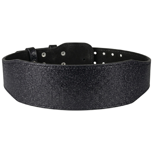 Leather Weightlifting Glitter Prong <b>Belt</b> Adjustable Waist Support Glitter Prong <b>Belts</b> Gym Deadlift Workout Glitter <b>Belts</b> - Product Image 1